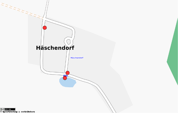 Karte von Haeschendorf